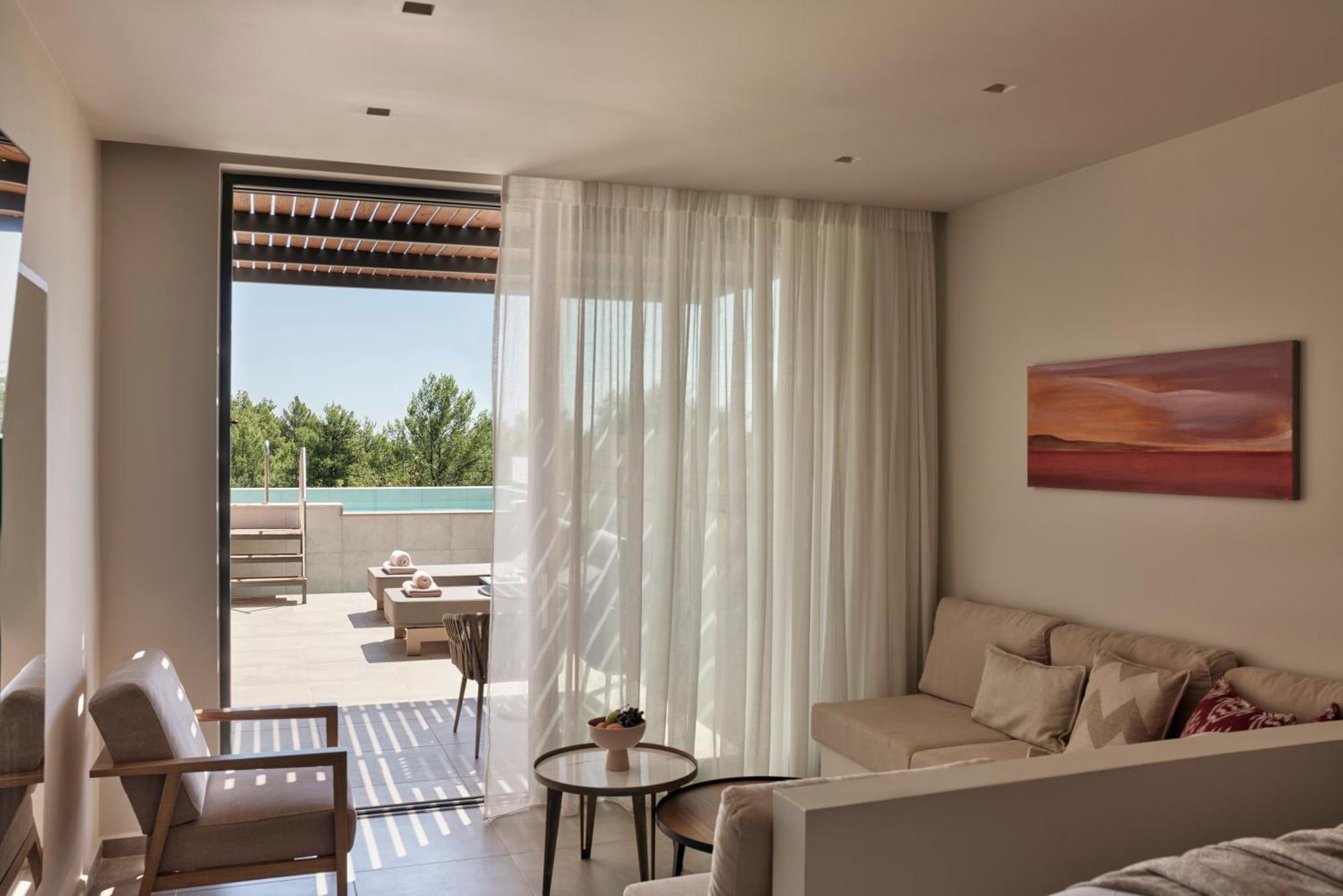Celestial All Suites Afrato Exterior foto